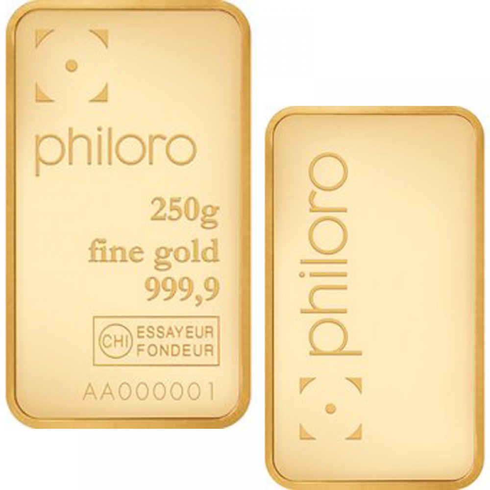 Goldbarren 250 g - philoro Gold